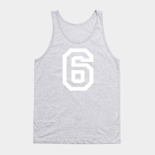 Sports Shirt #6 (white letter) Tank Top